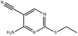 4-AMINO-2-ETHYLSULFANYL-PYRIMIDINE-5-CARBONITRILE Structural