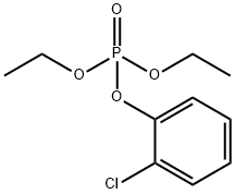 Phosphoric acid diethyl(2-chlorophenyl) ester Structural
