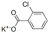 O-CHLORO BENZOIC ACID POTASSIUM SALT Structural