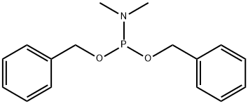 DIBENZYL N,N-DIMETHYLPHOSPHORAMIDITE Structural