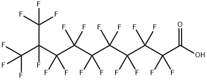 octadecafluoro-9-(trifluoromethyl)decanoic acid Structural