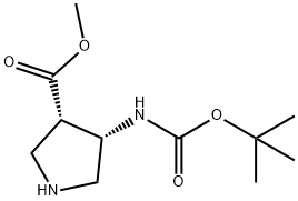 cis-Methyl 4-N-Boc-amino-pyrrolidine-3-carboxylate