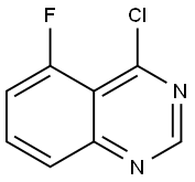 4-CHLORO-5-FLUOROQUINAZOLINE Structural