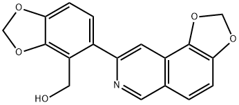 5-(1,3-Dioxolo[4,5-f]isoquinolin-8-yl)-1,3-benzodioxole-4-methanol Structural