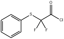 DIFLUORO(PHENYLSULFANYL)ACETYL CHLORIDE Structural