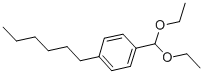 4-N-HEXYL-BENZALDEHYDE DIETHYL ACETAL Structural