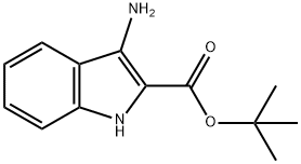 3-AMINO-1H-INDOLE-2-CARBOXYLIC ACID TERT-BUTYL ESTER Structural