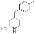 PIPERIDINE, 4-[(4-METHYLPHENYL)METHYL]-, HYDROCHLORIDE Structural