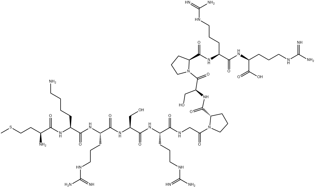 H-MET-LYS-ARG-SER-ARG-GLY-PRO-SER-PRO-ARG-ARG-OH Structural