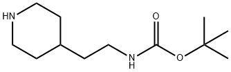 (2-PIPERIDIN-4-YL-ETHYL)-CARBAMIC ACID TERT-BUTYL ESTER Structural