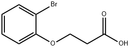 3-(2-bromophenoxy)propanoic acid Structural