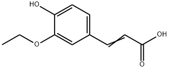 3-Ethoxy-4-hydroxycinnamicacid Structural