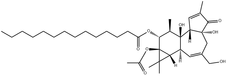 PHORBOL 12-MYRISTATE 13-ACETATE Structural