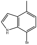 7-bromo-4-methyl-1H-indole Structural