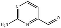 4-Pyrimidinecarboxaldehyde, 2-amino- (9CI) Structural