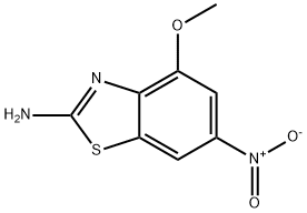 4-METHOXY-6-NITRO-BENZOTHIAZOL-2-YLAMINE Structural