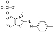 3-Methyl-2-(p-tolylazo)benzothiazoliumperchlorate Structural