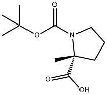 (R)-N-BOC-2-methylproline Structural