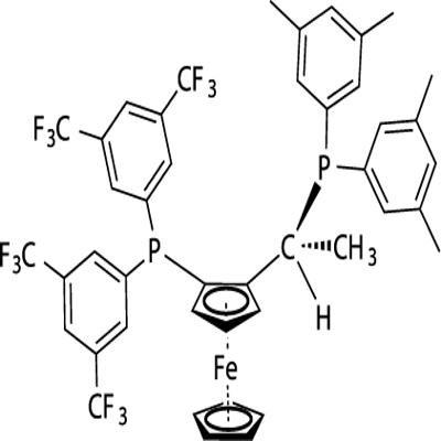 (R)-(-)-1-[(S)-2-(DI(3,5-BIS-TRIFLUOROMETHYLPHENYL)PHOSPHINO)FERROCENYL]ETHYLDI(3,5-DIMETHYLPHENYL)PHOSPHINE