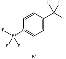 POTASSIUM 4-(TRIFLUOROMETHYL)PHENYLTRIFLUOROBORATE Structural