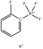 POTASSIUM (2-FLUOROPHENYL)TRIFLUOROBORATE Structural