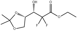 2-DEOXY-2,2-DIFLUORO-4,5-O-(1-METHYLETHYLIDENE)-L-ERYTHRO-PENTONIC ACID, ETHYL ESTER