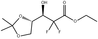 2-DEOXY-2,2-DIFLUORO-4,5-O-(1-METHYLETHYLIDENE)-L-THREO-PENTONIC ACID, ETHYL ESTER