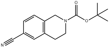 tert-butyl 6-cyano-3,4-dihydroisoquinoline-2(1H)-carboxylate Structural