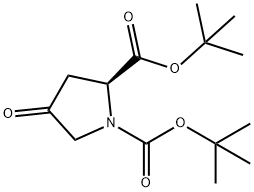 BOC-4-OXO-L-PROLINE TERT-BUTYL ESTER Structural