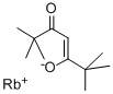 2,2,6,6-TETRAMETHYL-3,5-HEPTANEDIONATO RUBIDIUM Structural