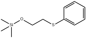 Trimethyl[2-(phenylthio)ethoxy]silane Structural
