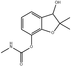 7-(Methylcarbamoyloxy)-2,3-dihydro-2,2-dimethylbenzofuran-3-ol