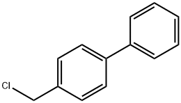 4-(Chloromethyl)biphenyl Structural