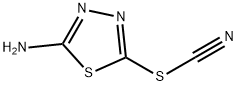 Thiocyanic  acid,  5-amino-1,3,4-thiadiazol-2-yl  ester Structural