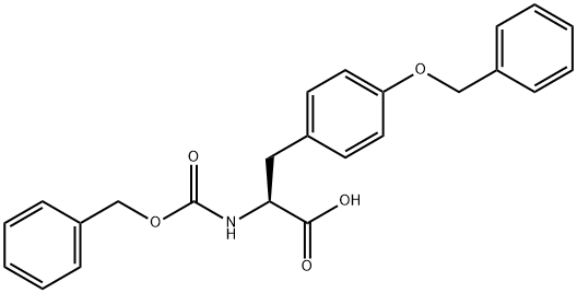 Z-TYR(BZL)-OH Structural