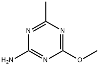 2-Amino-4-methoxy-6-methyl-1,3,5-triazine Structural