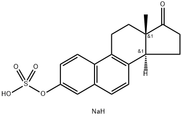 1,3,5(10), 6,8-ESTRAPENTAEN-3-OL-17-ONE SULPHATE, SODIUM SALT Structural