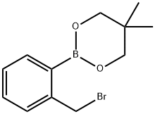 2-[2-(BROMOMETHYL)PHENYL]-5,5-DIMETHYL-1,3,2-DIOXABORINANE Structural