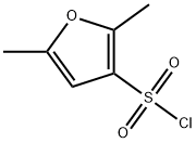 2,5-DIMETHYL-3-FURANSULFONYL CHLORIDE Structural