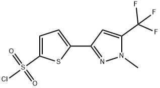 2-[1-METHYL-5-(TRIFLUOROMETHYL)PYRAZOL-3-YL]-THIOPHENE-5-SULFONYL CHLORIDE