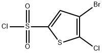 3-BROMO-2-CHLOROTHIOPHENE-5-SULFONYL CHLORIDE,4-BROMO-5-CHLOROTHIOPHENE-2-SULFONYL CHLORIDE,4-Bromo-5-chlorothiophene-2-sulfonyl chloride, 95+%