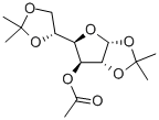 3-O-ACETYL-1,2:5,6-DI-O-ISOPROPYLIDENE-ALPHA-D-GLUCOFURANOSE Structural