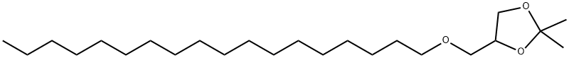 O-Octadecyl-1,2-acetone glycerin acetal Structural