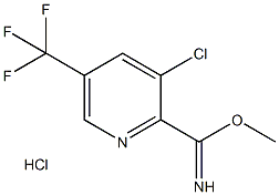 Methyl 3-chloro-5-(trifluoromethyl)pyridine-2-carboximidate hydrochloride Structural