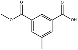 3-METHOXYCARBONYL-5-METHYLBENZOIC ACID Structural