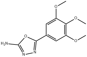 5-(3,4,5-trimethoxyphenyl)-1,3,4-oxadiazol-2-amine Structural