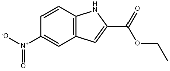 Ethyl 5-nitroindole-2-carboxylate Structural