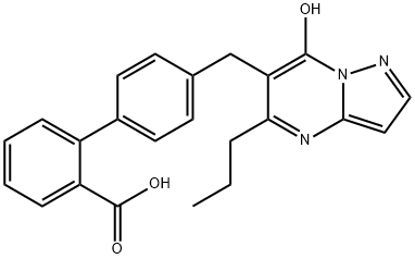 6-((2'-Carboxybiphenyl-4-yl)methyl)-7-hydroxy-5-propylpyrazolo(1,5-a)pyrimidine