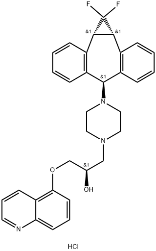 ZOSUQUIDAR TRIHYSROCHLORIDE Structural