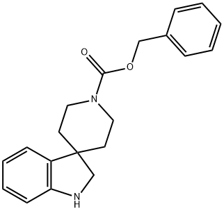 1'-(BENZYLOXYCARBONYL)SPIRO(INDOLINE-3,4'-PIPERIDINE) Structural